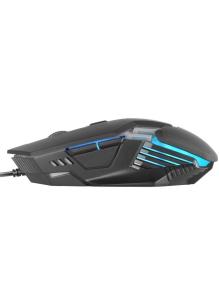 Ratón Gaming Mars Gaming MM024/ Hasta 4000 DPI/ Negro