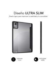 Funda Subblim Clear Shock Case CST-5SC130 para Tablet Lenovo M11 de 11'/ Negra