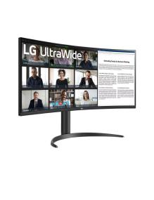 Monitor Profesional Ultrapanorámico Curvo LG 34WR55QC-B 34'/ WQHD/ Regulable en altura/ Negro