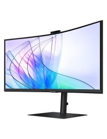 Monitor Profesional Ultraparonámico Curvo Samsung ViewFinity S6 S34C652VAU 34'/ UWQHD/ Webcam/ Multimedia/ Negro