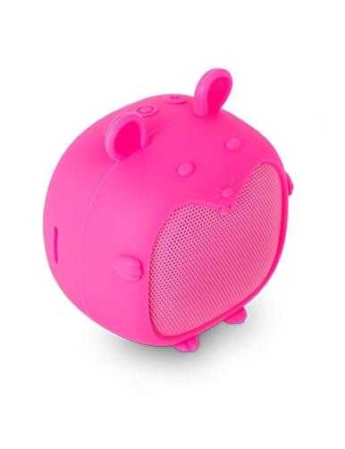 Altavoz con Bluetooth SPC Sounds Pups Mouse/ 3W/ 1.0/ Rosa