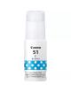 Botella de Tinta Original Canon GI-51/ Cian