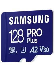 Tarjeta de Memoria Samsung PRO Plus 2023 128GB microSD XC/ Clase 10/ 180MBs