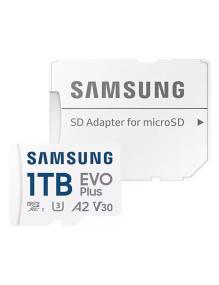 Tarjeta de Memoria Samsung EVO Plus 2024 1TB microSD XC con Adaptador/ Clase 10/ 160MBs