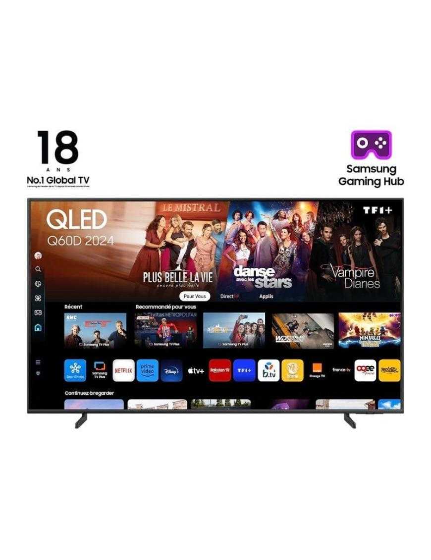 Televisor Samsung QLED Q60D TQ85Q60DAU 85'/ Ultra HD 4K/ Smart TV/ WiFi