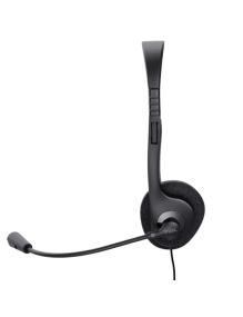 Auriculares Trust Chat Headset 24659/ con Micrófono/ Jack 3.5/ Negros