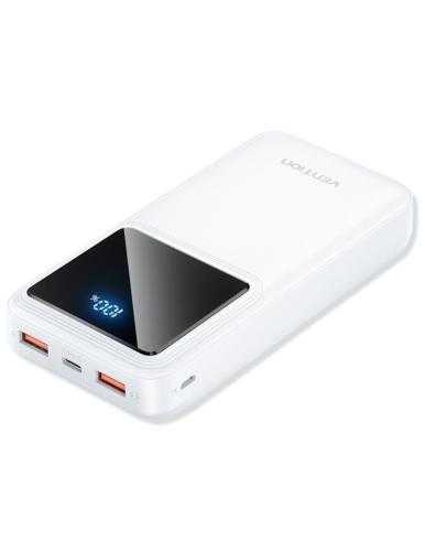 Powerbank 20000mAh Vention FHLW0/ 22.5W/ Blanca