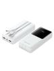 Powerbank 20000mAh Vention FHPW0/ 22.5W/ Blanca/ Incluye Cable USB TIpo-C y Lightning