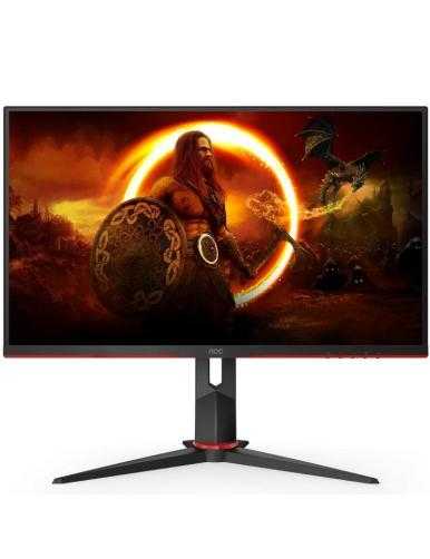 Monitor Gaming AOC Q27G2S/EU 27'/ QHD/ 1ms/ 165Hz/ IPS/ Regulable en altura/ Negro y Rojo