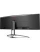 Monitor Gaming Ultrapanorámico Curvo AOC Agon AG493UCX2 48.8'/ Dual QHD/ 1ms/ 165Hz/ VA/ Multimedia/ Negro