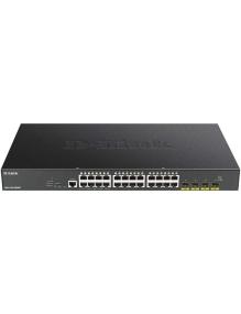 Switch Gestionado D-Link Smart DGS-1250-28XMP 28 Puertos/ RJ-45 10/100/1000 PoE/ SFP