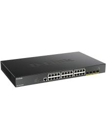 Switch Gestionado D-Link Smart DGS-1250-28XMP 28 Puertos/ RJ-45 10/100/1000 PoE/ SFP