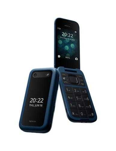 Teléfono Móvil Nokia 2660 Flip/ Azul