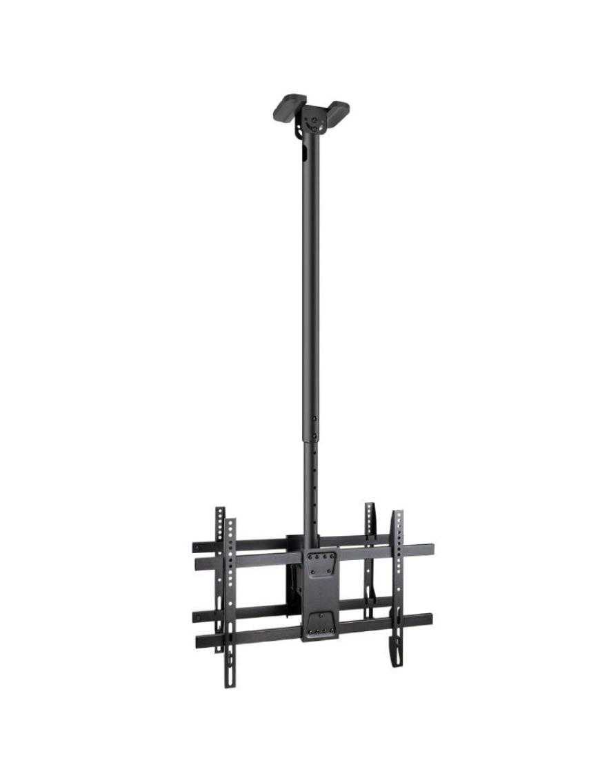 Soporte de Techo Giratorio/ Inclinable/ Nivelable TooQ LPCE2286TSLI-XL-B para 2 TV de 43-86'/ hasta 100kg