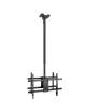 Soporte de Techo Giratorio/ Inclinable/ Nivelable TooQ LPCE2286TSLI-XL-B para 2 TV de 43-86'/ hasta 100kg