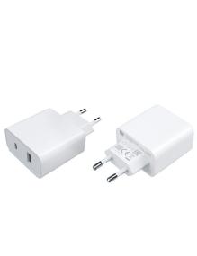 Cargador de Pared Xiaomi Mi 33W Wall Charger/ 1xUSB Tipo-C/ 1xUSB/ 33W