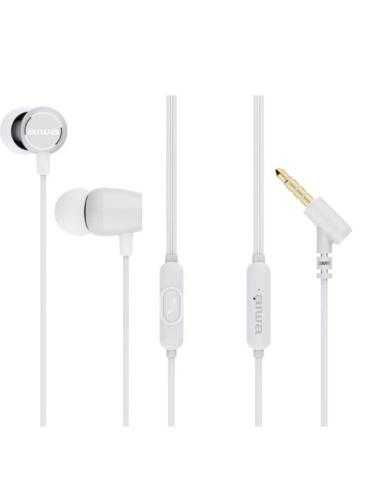 Auriculares Intrauditivos Aiwa ESTM-30WT/ con Micrófono/ Jack 3.5/ Blanco