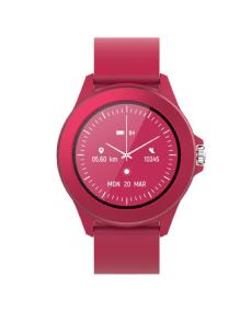 Smartwatch Forever Colorum CW-300/ Notificaciones/ Frecuencia Cardíaca/ Magenta