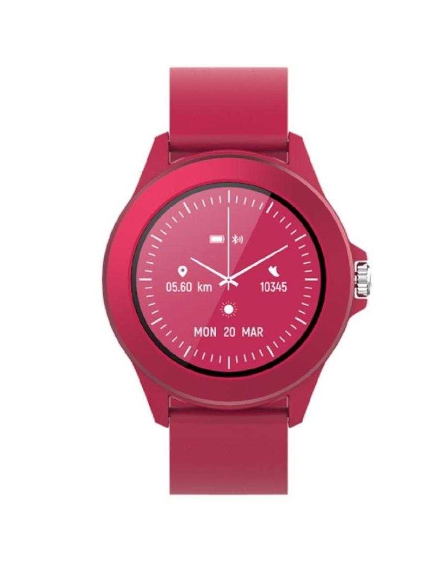 Smartwatch Forever Colorum CW-300/ Notificaciones/ Frecuencia Cardíaca/ Magenta