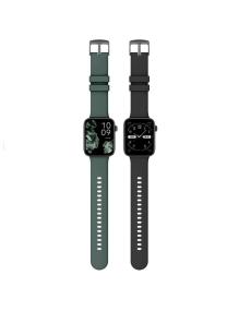 Smartwatch SPC Smartee Duo 2 9650N/ Notificaciones/ Frecuencia Cardíaca/ Negro/ Incluye Correa Extra