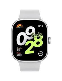 Smartwatch Xiaomi Redmi Watch 4/ Notificaciones/ Frecuencia Cardíaca/ GPS/ Plata