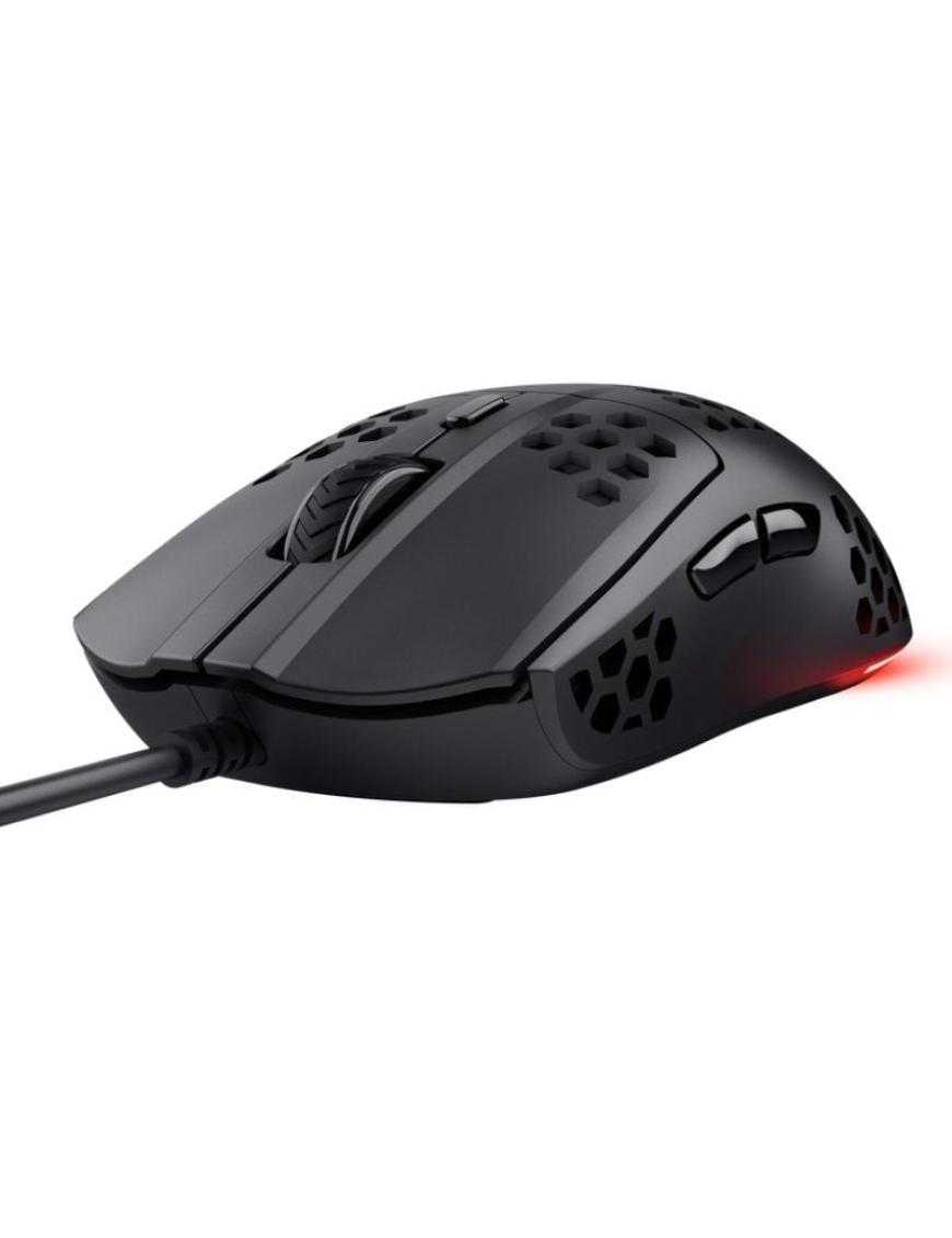 Ratón Gaming Trust Gaming GXT 929 Helox/ Hasta 6400 DPI/ Negro