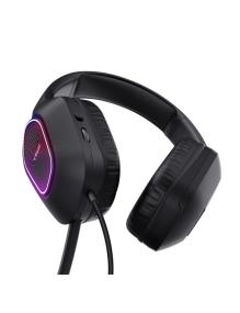 Auriculares Gaming con Micrófono Trust Gaming GXT 416 Zirox/ Jack 3.5/USB Negros