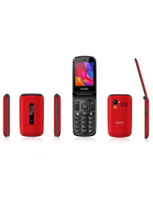 Teléfono Móvil Qubo P-210NWRD para Personas Mayores/ Rojo