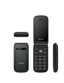 Teléfono Móvil Qubo X-209BKMKII para Personas Mayores/ Negro