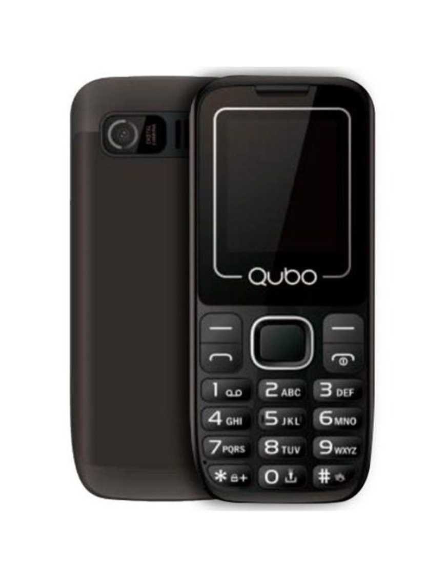 Teléfono Móvil Qubo P-180BK para Personas Mayores/ Negro