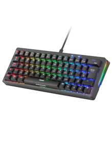 Teclado Gaming Mecánico Mars Gaming MKMINIPRO/ Switch Azul/ Negro