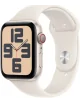 Apple Watch SE 3rd V2/ GPS/ 44mm/ Caja de Aluminio Blanco Estrella/ Correa Deportiva Blanco Estrella M/L