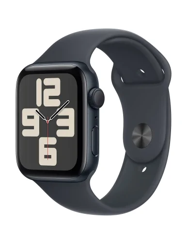 Apple Watch SE 3rd V2/ GPS/ 44mm/ Caja de Aluminio Medianoche/ Correa Deportiva Medianoche M/L