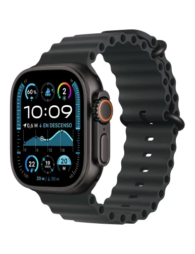 Apple Watch Ultra 2/ GPS/ Cellular/ 49mm/ Caja de Titanio/ Correa Ocean Negra