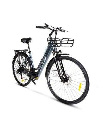 Bicicleta Eléctrica SmartGyro Ebike Sunset Titanium/ Motor 250W/ Ruedas 27.5'/ Titanium