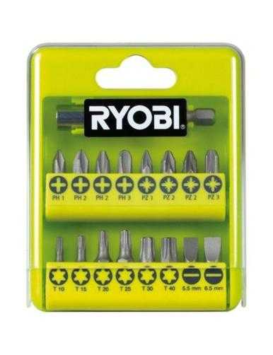 Estuche de 21 Puntas para Atornillar Ryobi RAK17SD