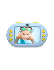 Cámara Digital Deportiva AgfaPhoto Realikids CAM Waterproof/ 16MP/ Azul/ Incluye Tarjeta Micro SD 8GB