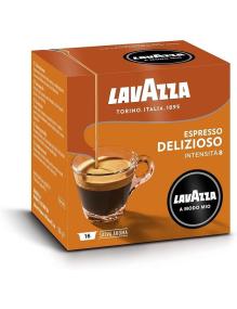 Cápsula Lavazza Deliziosamente para cafeteras A Modo Mio/ Caja de 16