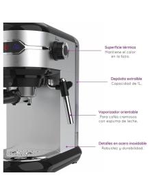 Cafetera Expreso Grunkel CAFPRESOH-20/ 1450W/ 20 Bares