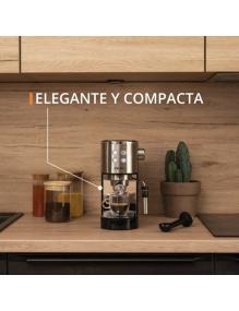 Cafetera Expreso Krups Virtuoso/ 1400W/ 15 Bares/ Plata