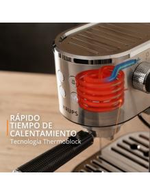 Cafetera Expreso Krups Virtuoso/ 1400W/ 15 Bares/ Plata