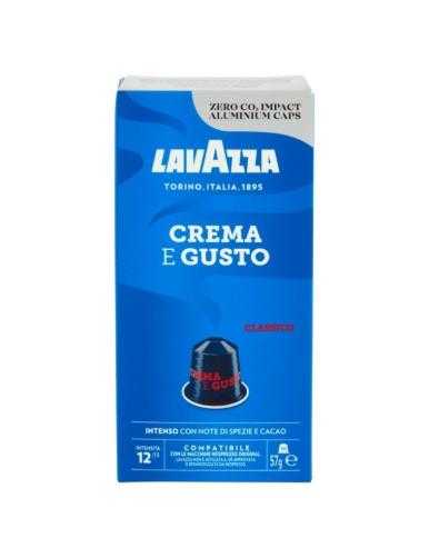 Cápsula Lavazza Crema e Gusto Clásico para cafeteras Nespresso/ Caja de 10