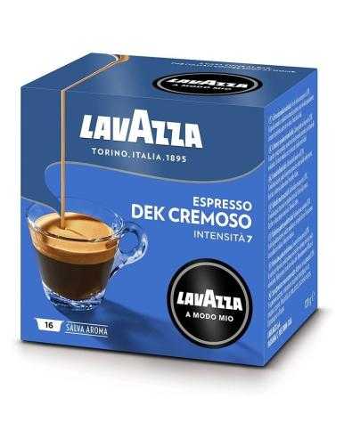 Cápsula Lavazza Cremosamente Dek para cafeteras A Modo Mio/ Caja 16