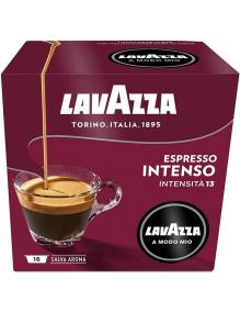 Cápsula Lavazza Intensamente para cafeteras A Modo Mio/ Caja de 16