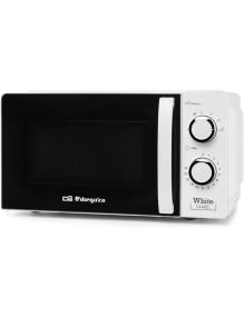 Microondas Orbegozo MI 2115/ 700W/ Capacidad 20L/ Blanco