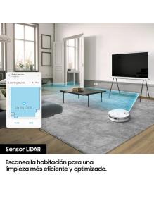 Robot Aspirador Samsung Jet Bot/ Autonomía 1.5h/ control por WiFi/ Blanco