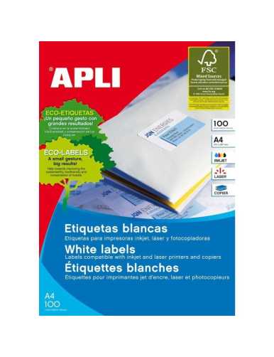 Etiquetas Adhesivas Apli 01294/ 70 x 16.9mm/ 100 Hojas