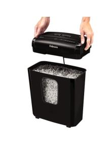 Destructora Fellowes 6M/ Minicorte de 4 x 12mm/ Negra