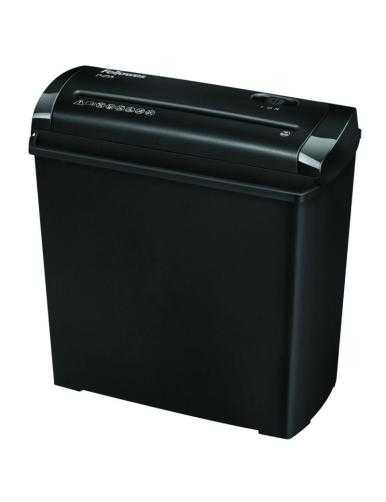 Destructora Fellowes P-25S/ Corte en Tiras de 7mm/ Negra