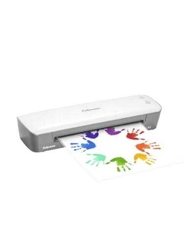 Plastificadora Fellowes Ion A3/ hasta A3 y 125 Micras/ Blanca y Gris